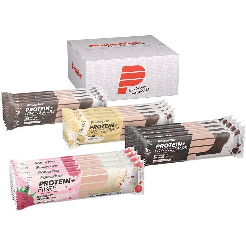 Powerbar - Protein Plus Low Sugar 16 x 35g Riegel Mix-Pack MHD 30.09.2026