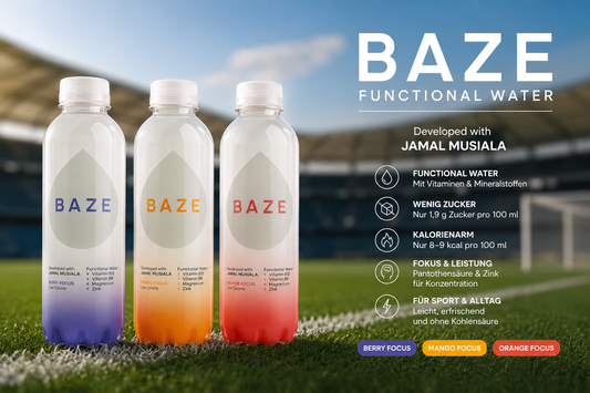 BAZE Functional Water – Das moderne Functional Water für Sport, Alltag und Fokus