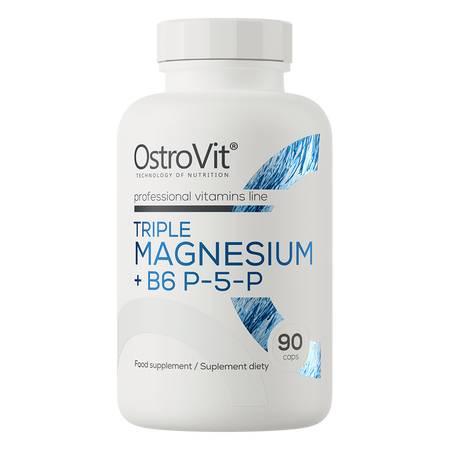 OstroVit - Triple Magnesium + B6 P-5-P 90 Kapsel Dose