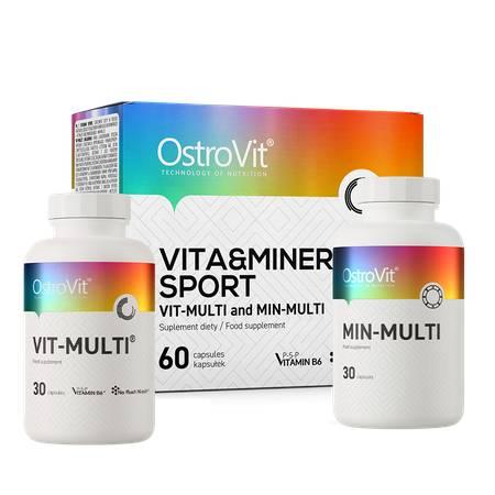 OstroVit - Vita & Minerals Sport 60 Kapseln Blister